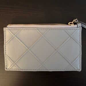 Tory Burch Quilted Zipper Card Case